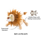 African Lion Dog Toy