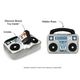 Boombox Dog Toy