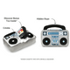 Boombox Dog Toy