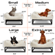Fuzi elevated dog bed sizing
