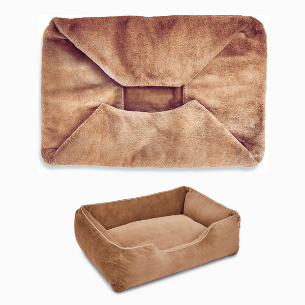 Light Brown Cover for the sammy bolster bed or the fuzi elevated dog bed.